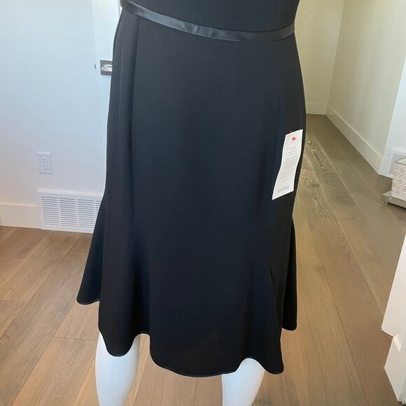Wayne Clark Designer Special Occasion Lined Cocktail Dress Black Sz 8 US/10 CDN - Picture 6 of 12